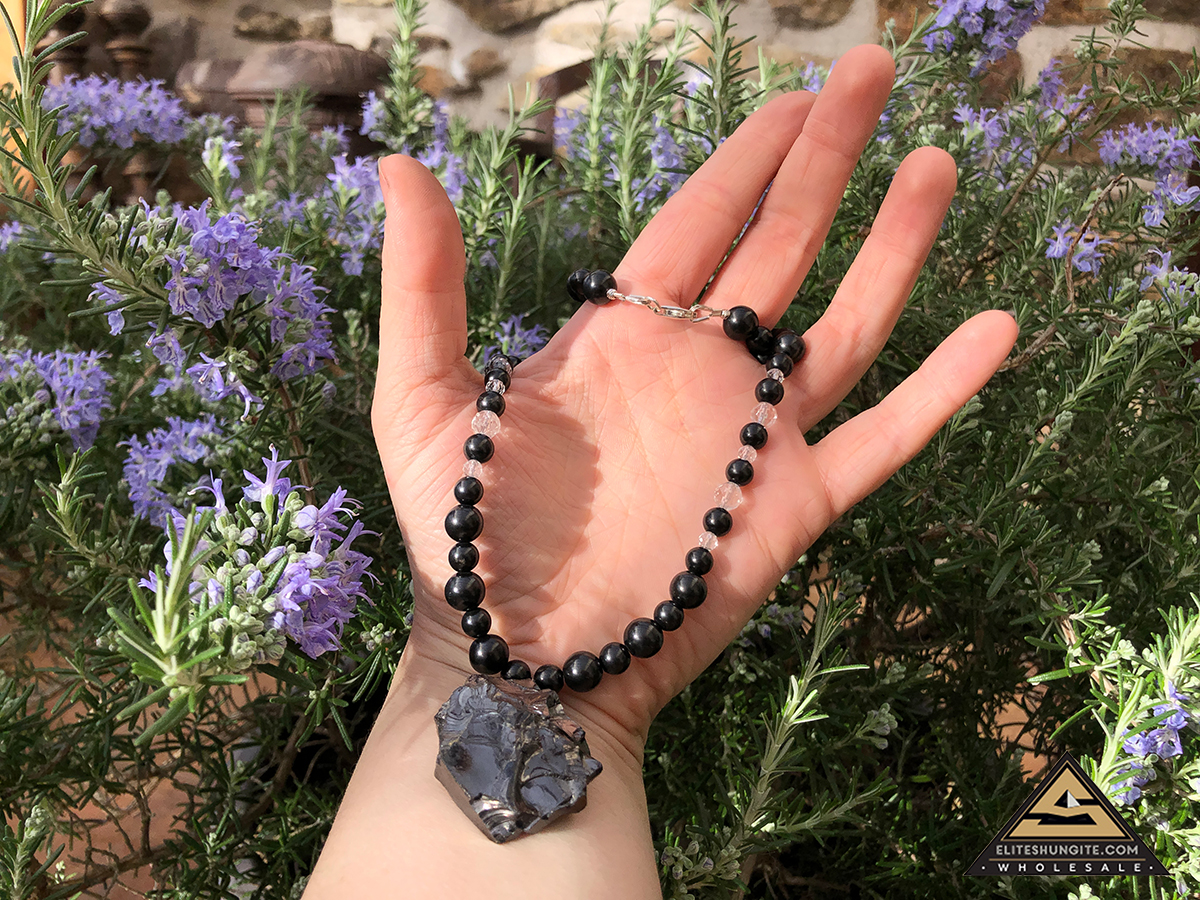 Shungite and elite necklace by eliteshungite.com