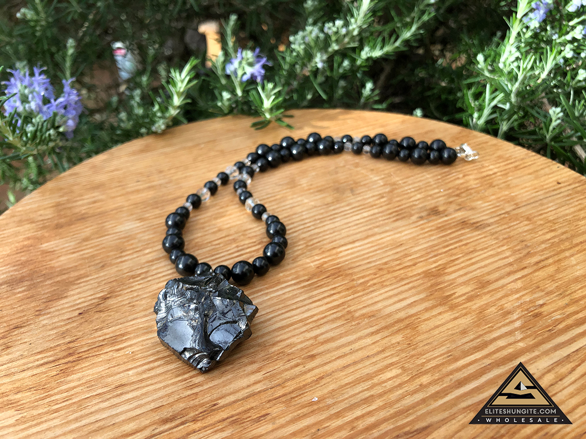 Shungite and elite necklace by eliteshungite.com