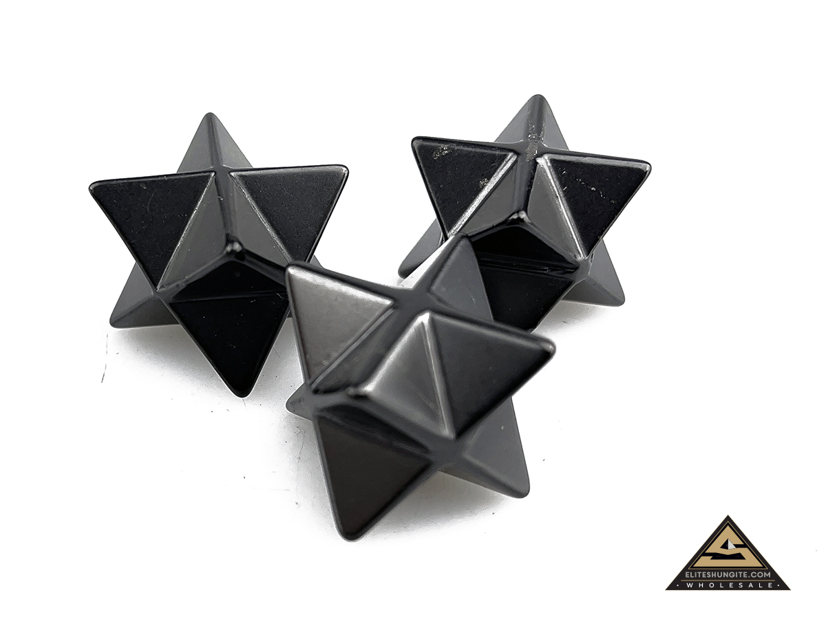 Merkaba 2 cm polished by eliteshungite.com