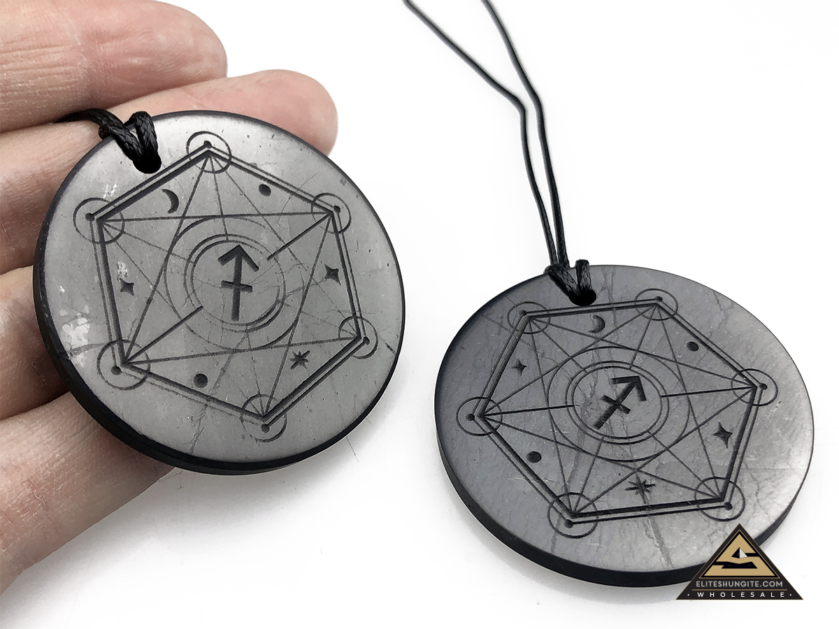 Pendant ZODIAC SAGITTARIUS (ARCHER) by eliteshungite.com