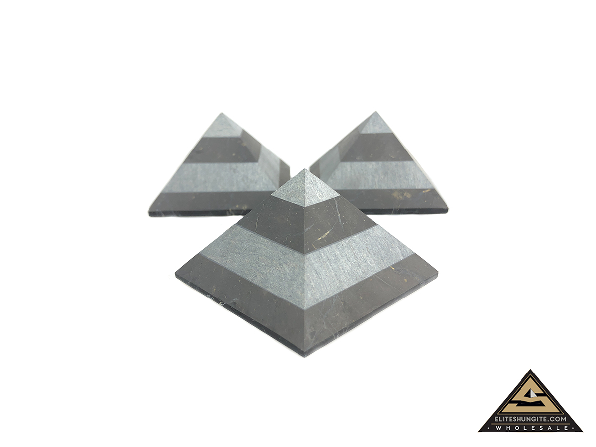 Pyramid 6 cm Zebra by eliteshungite.com