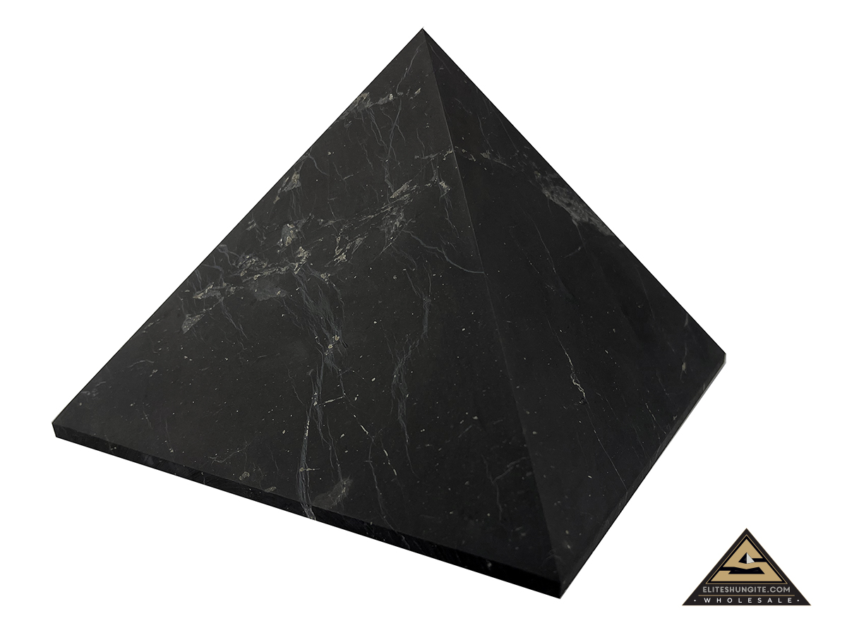 Pyramid 15 x 15 cm  n/polished by eliteshungite.com