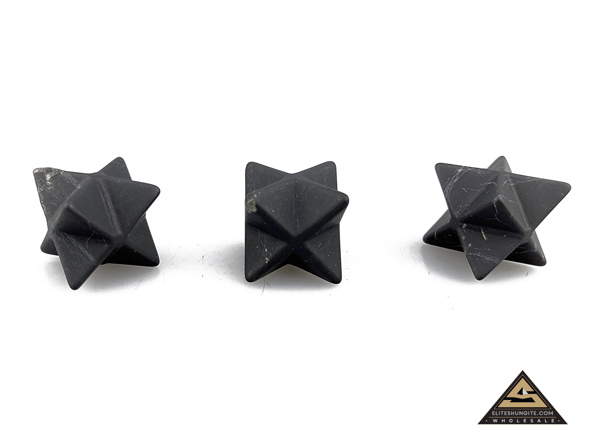 Merkaba 2 cm n/polished by eliteshungite.com