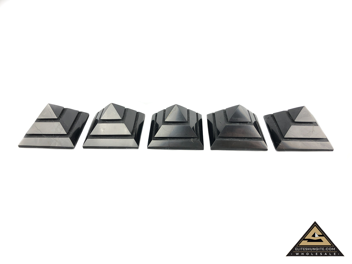 Pyramid 4 cm Saqqara by eliteshungite.com