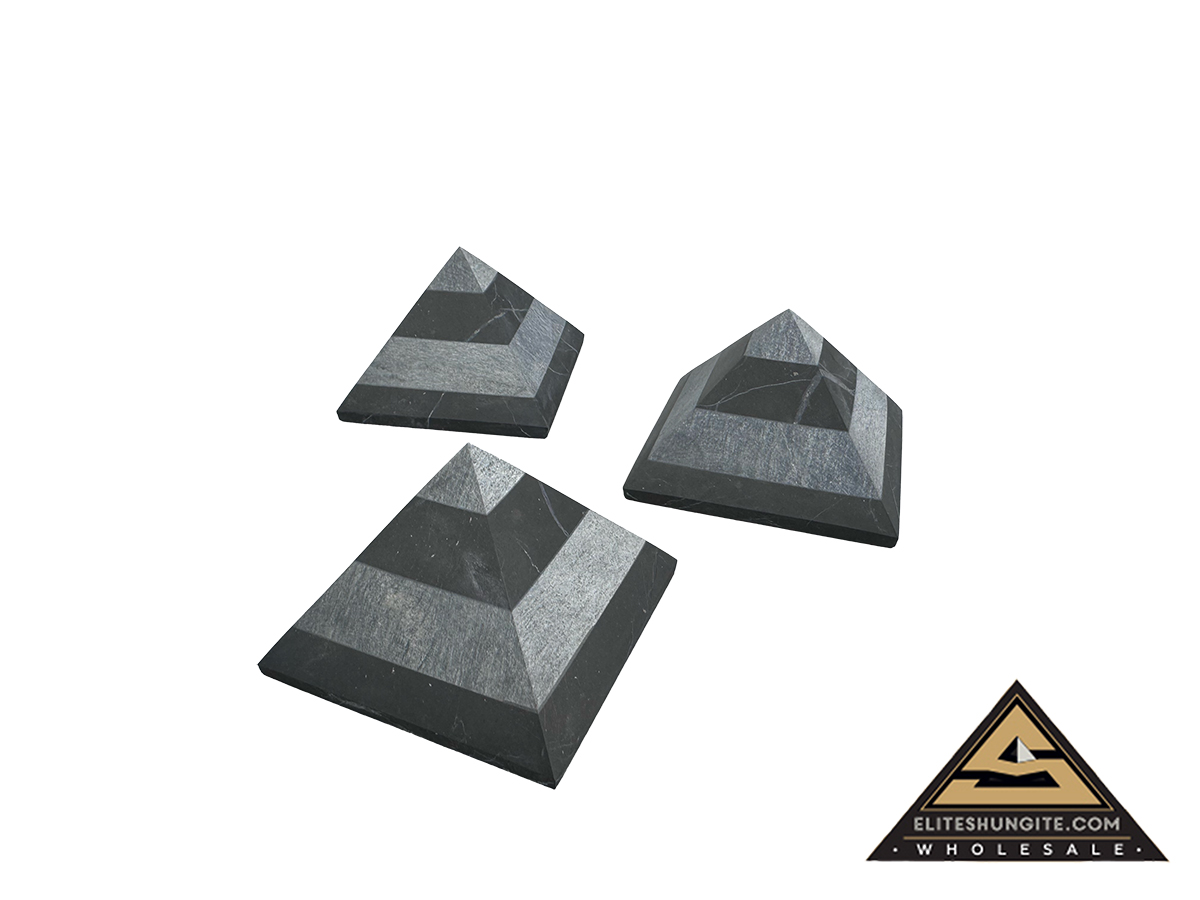 Pyramid 5 cm Zebra by eliteshungite.com