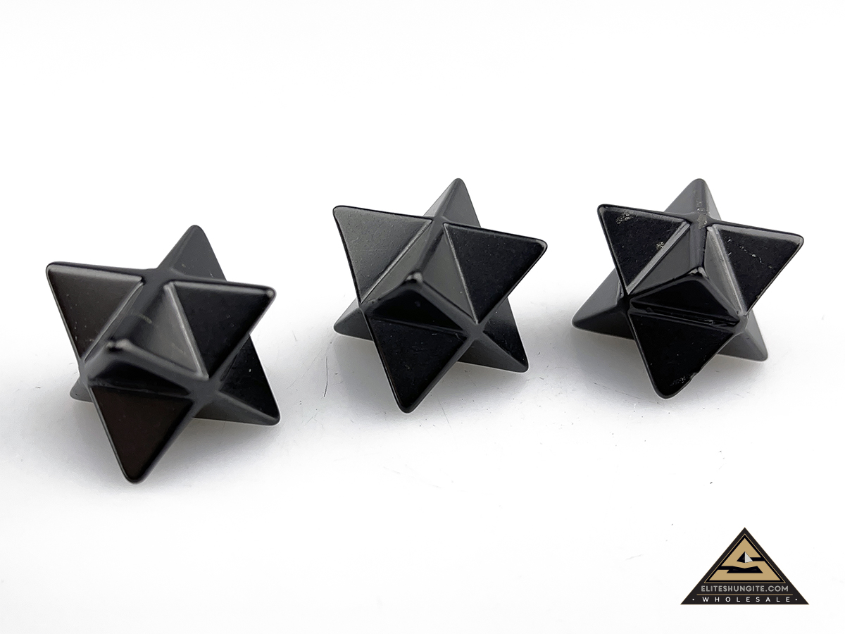 Merkaba 2 cm polished by eliteshungite.com