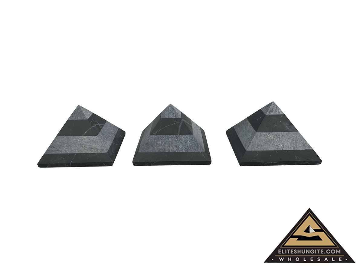Pyramid 5 cm Zebra by eliteshungite.com