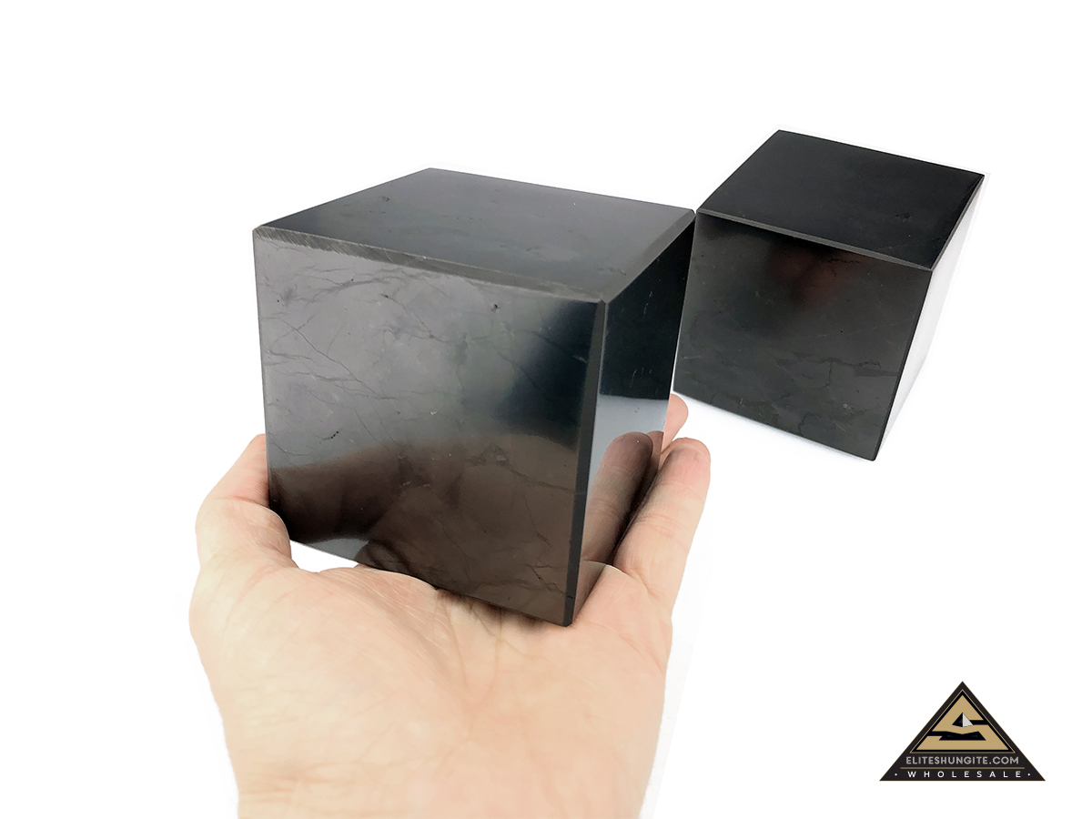 Cube 7 cm by eliteshungite.com