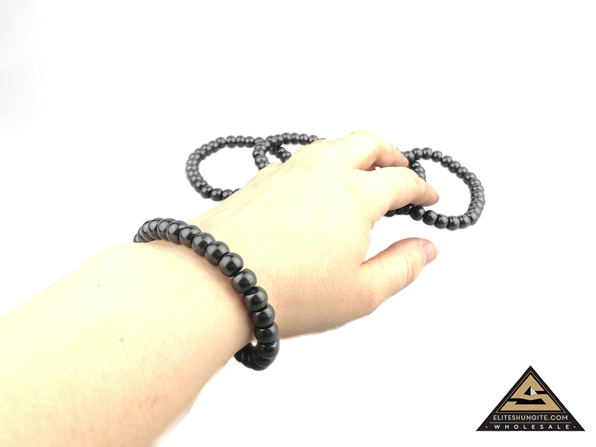 Bracelet rondel 8 mm by eliteshungite.com
