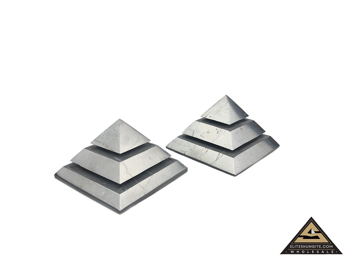 Pyramid 6 cm Saqqara by eliteshungite.com