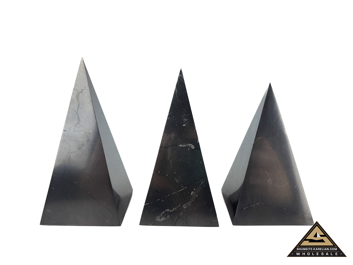 Pyramid Nubian 7 cm, h 14,5 cm by eliteshungite.com