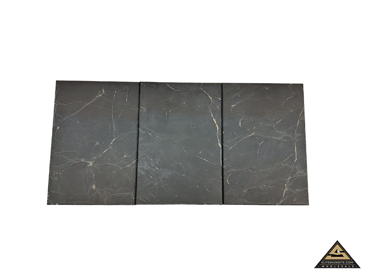 Tile 10 x 15 cm n/polished by eliteshungite.com
