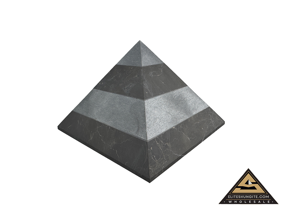 Pyramid 15 cm Zebra by eliteshungite.com