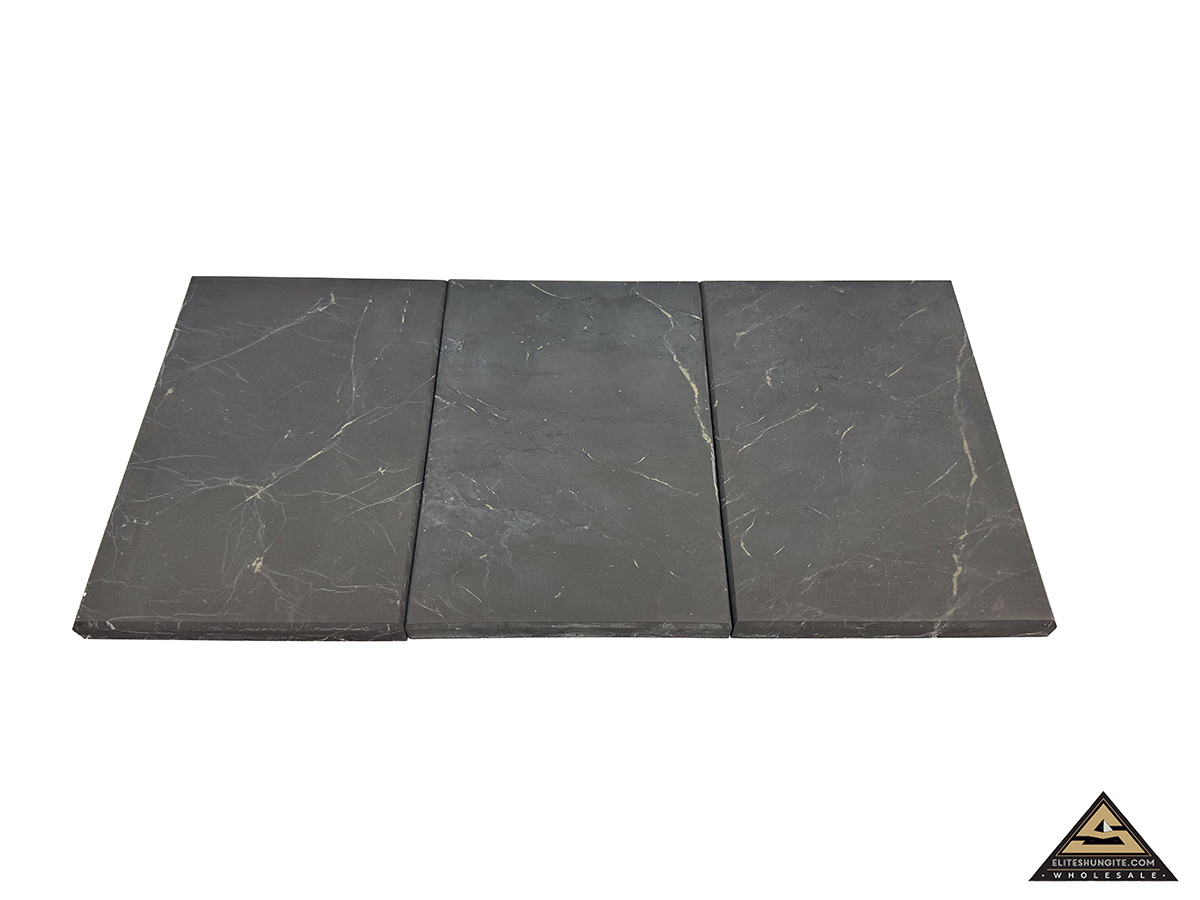 Tile 10 x 15 cm n/polished by eliteshungite.com