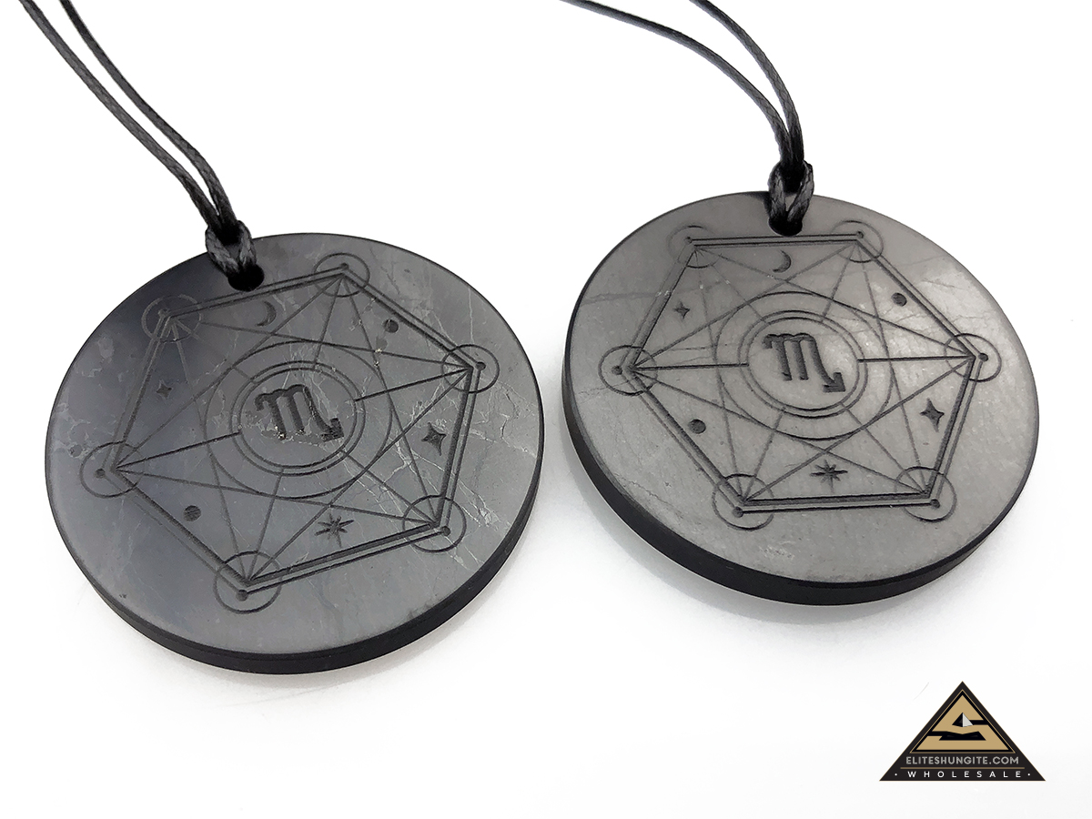 Pendant ZODIAC VIRGO (MAIDEN) by eliteshungite.com