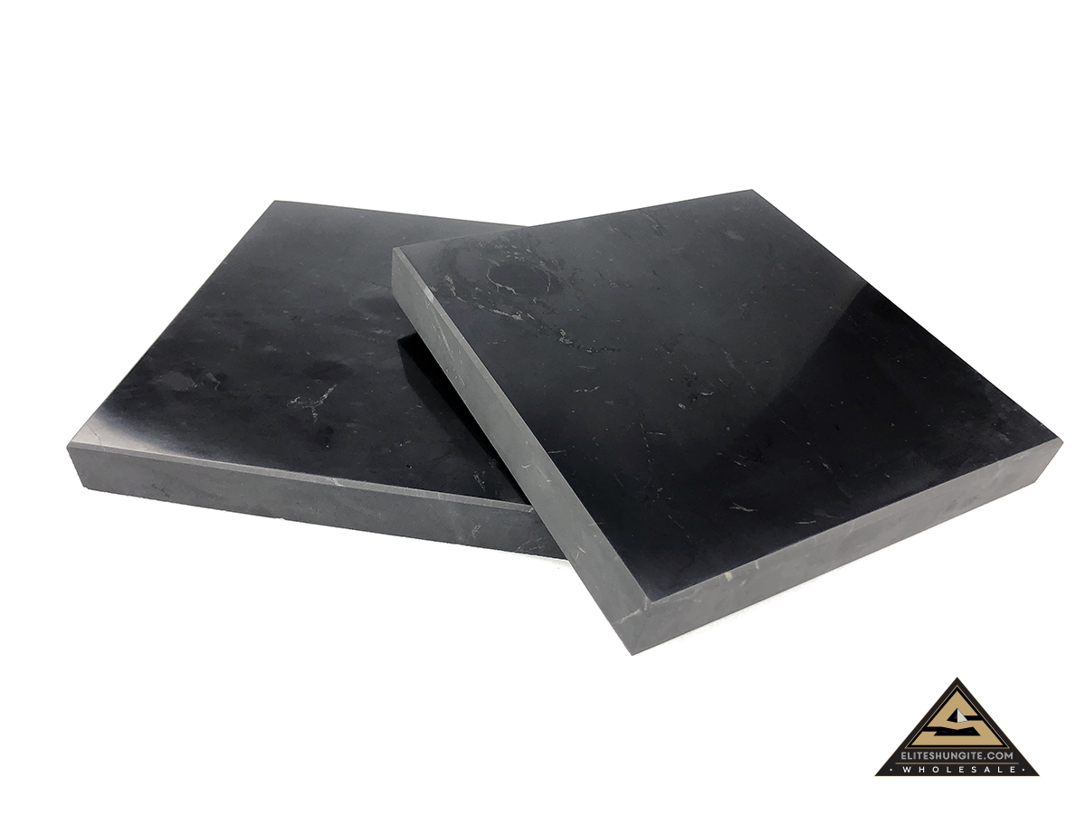 Tile 15 x 15 x 2 cm by eliteshungite.com
