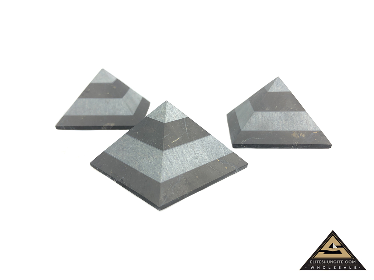 Pyramid 6 cm Zebra by eliteshungite.com