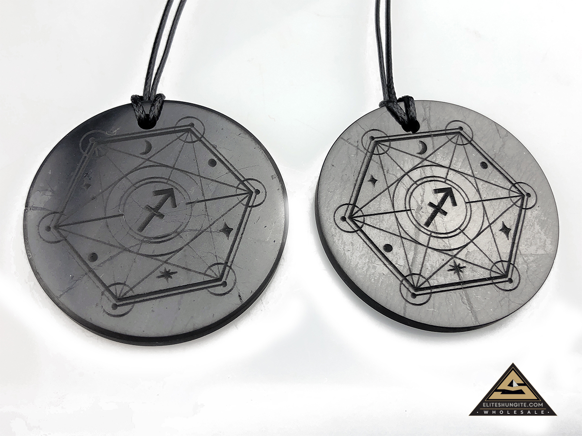 Pendant ZODIAC SAGITTARIUS (ARCHER) by eliteshungite.com