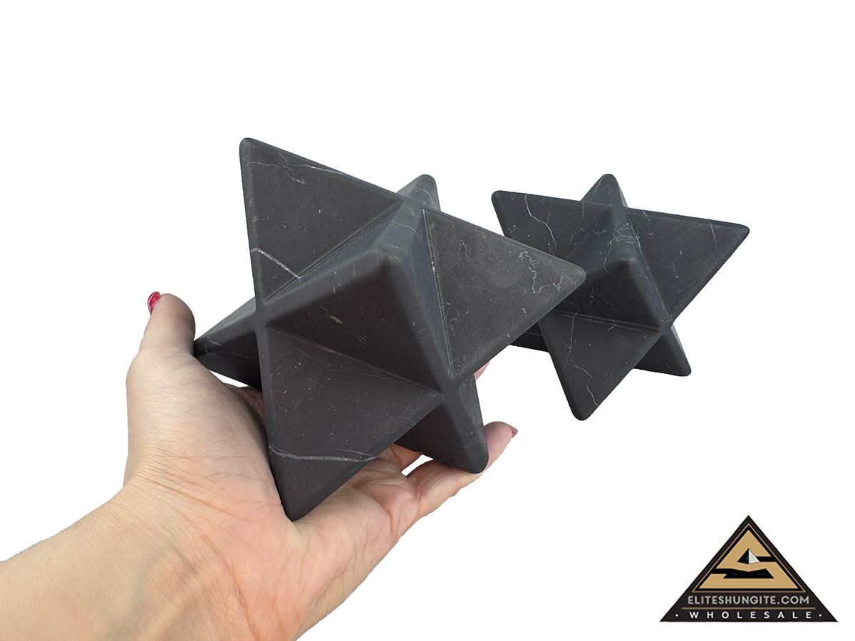 Merkaba 8 cm not polished by eliteshungite.com