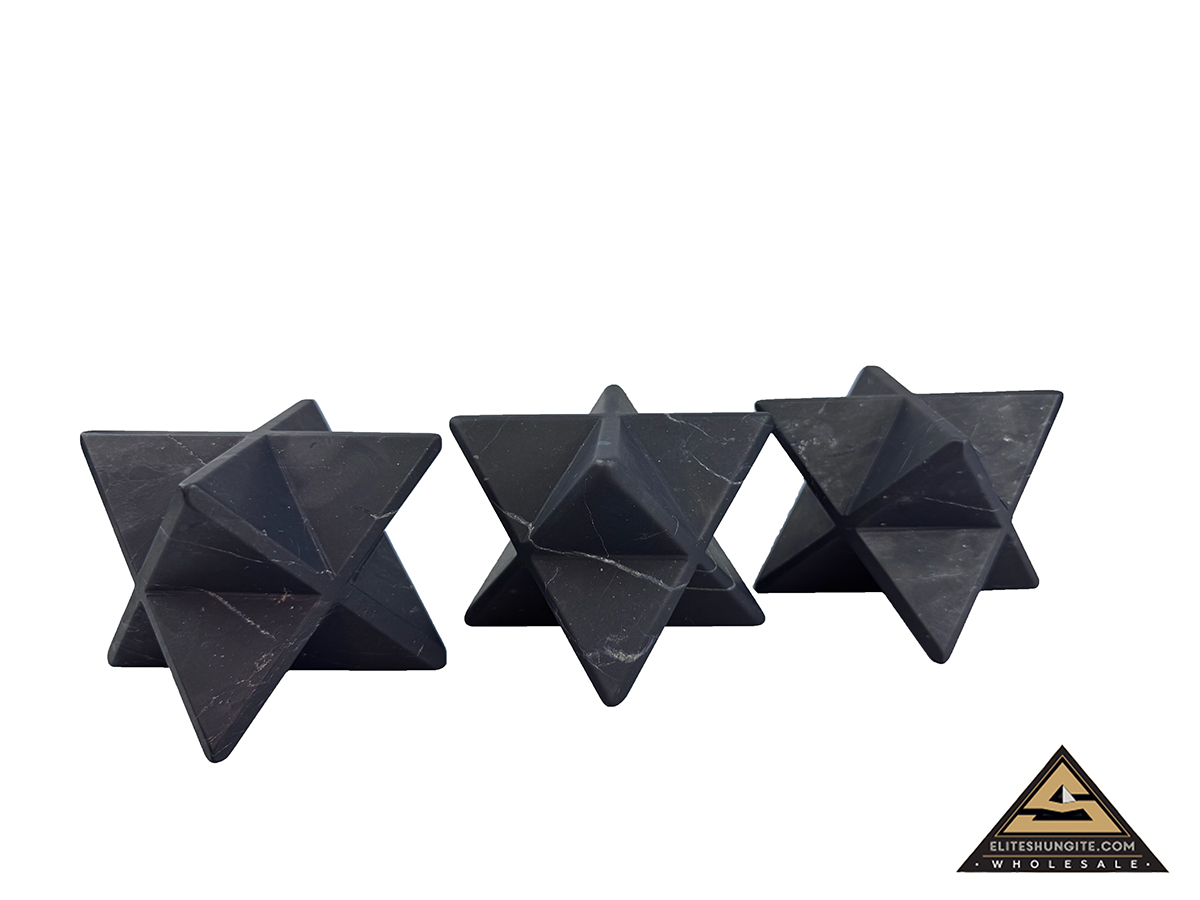 Merkaba 7 cm not polished by eliteshungite.com