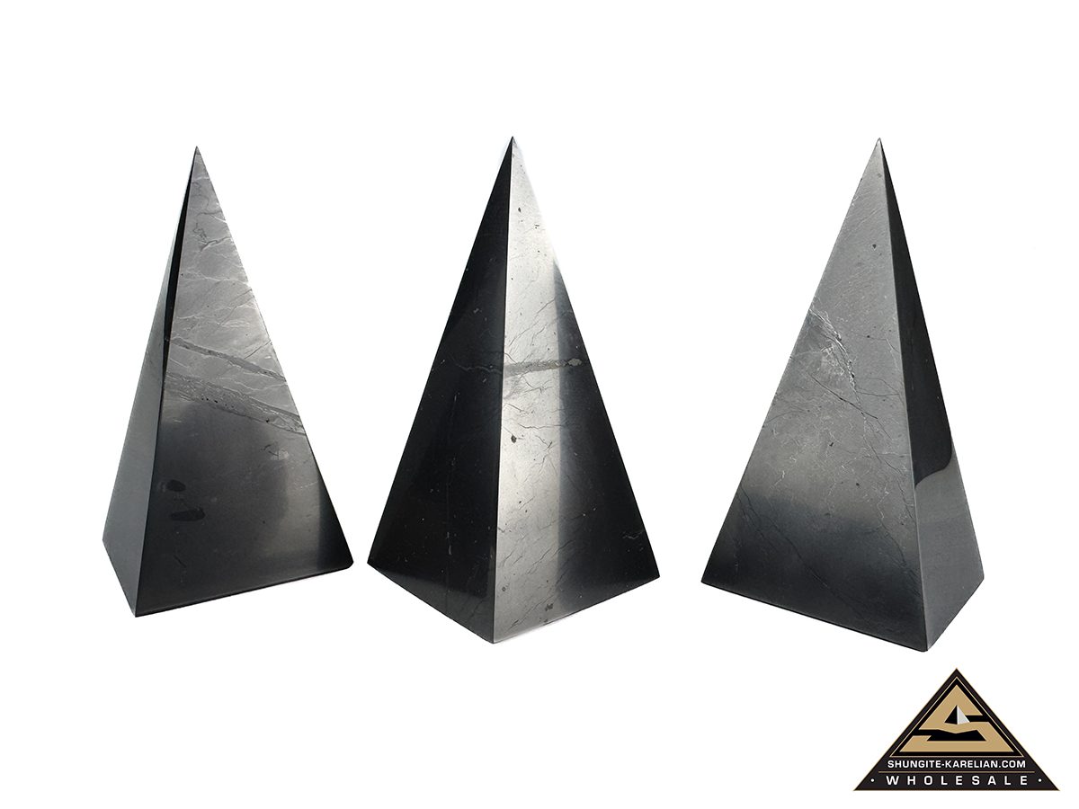 Pyramid Nubian 5 cm, h 10  cm by eliteshungite.com