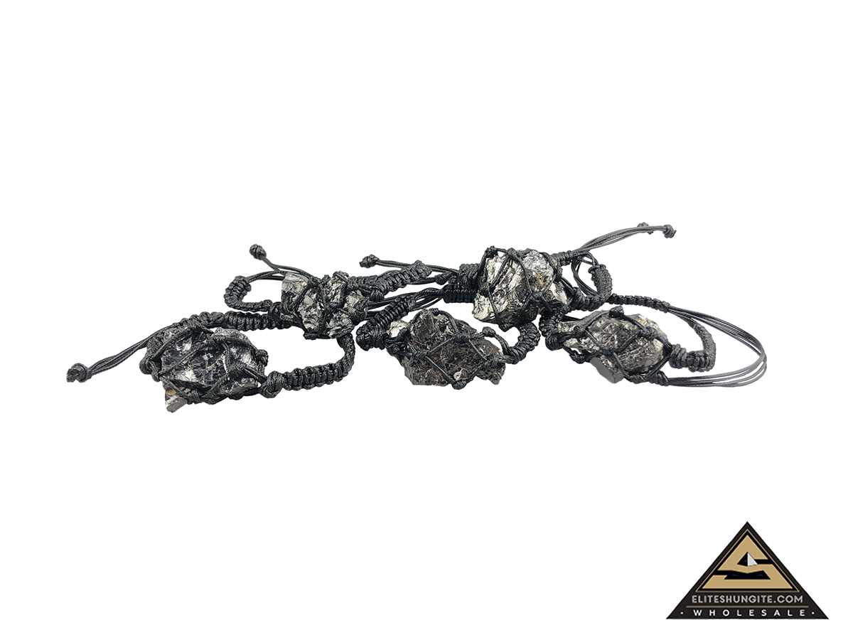 Bracelet Shamballa with elite shungite by eliteshungite.com