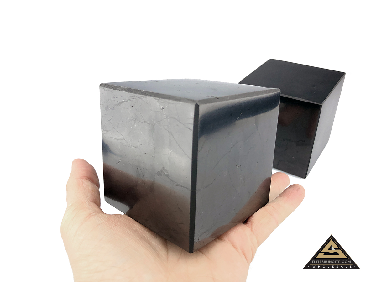 Cube 7 cm by eliteshungite.com