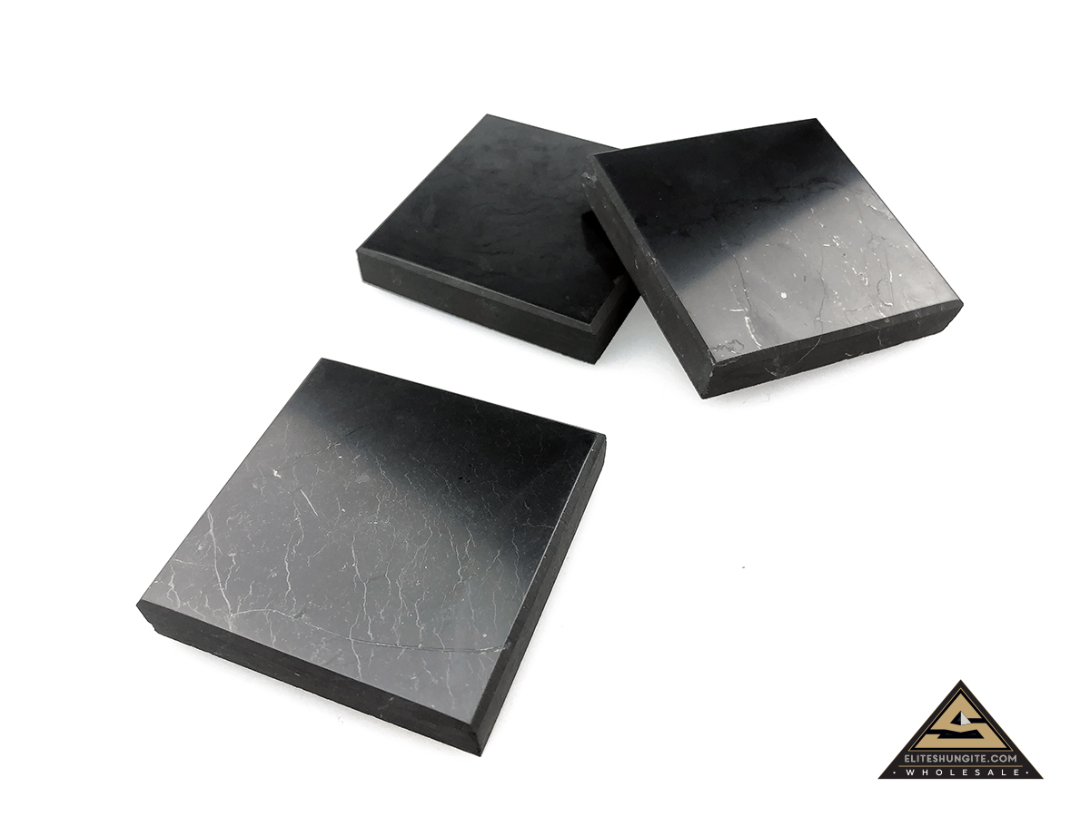 Tile 5 x 5 x 1 cm by eliteshungite.com