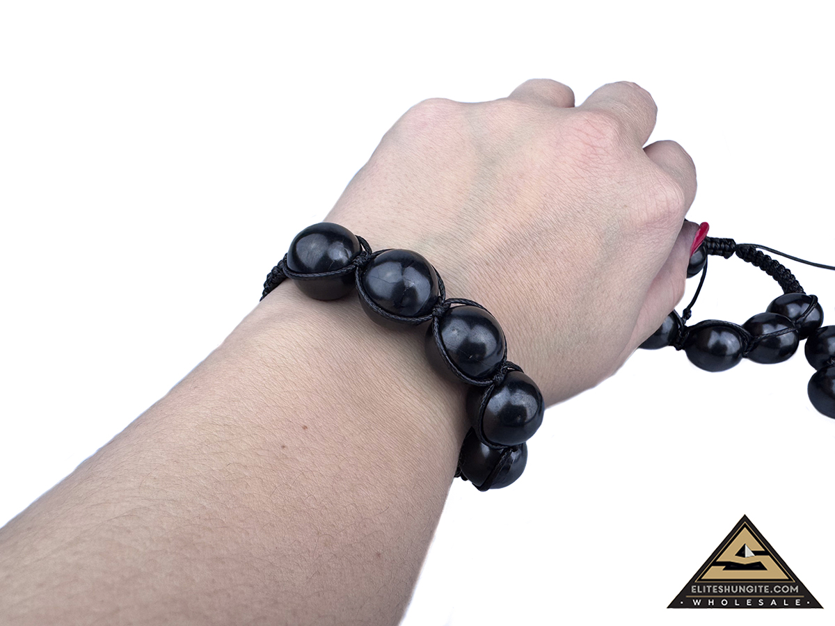 Bracelet Shamballa round 16 mm by eliteshungite.com