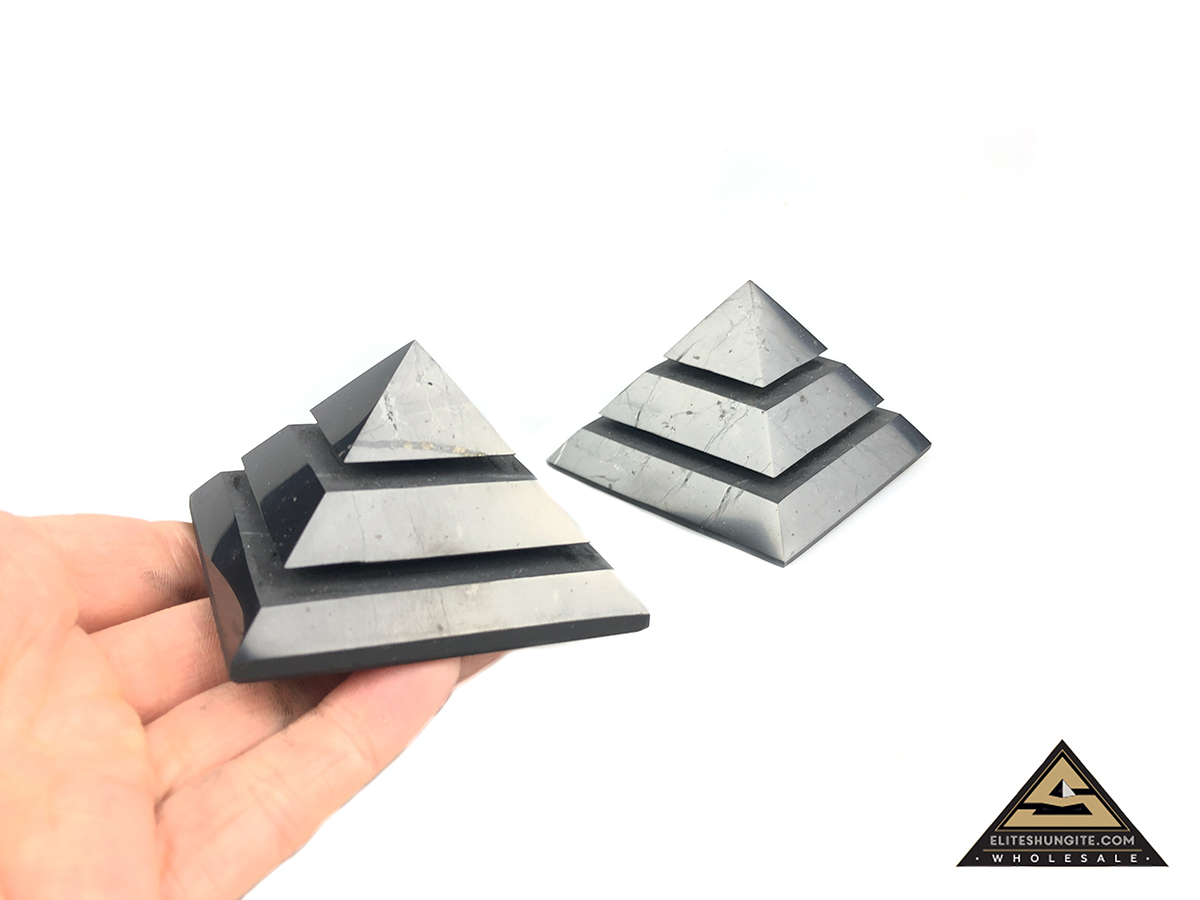 Pyramid 6 cm Saqqara by eliteshungite.com