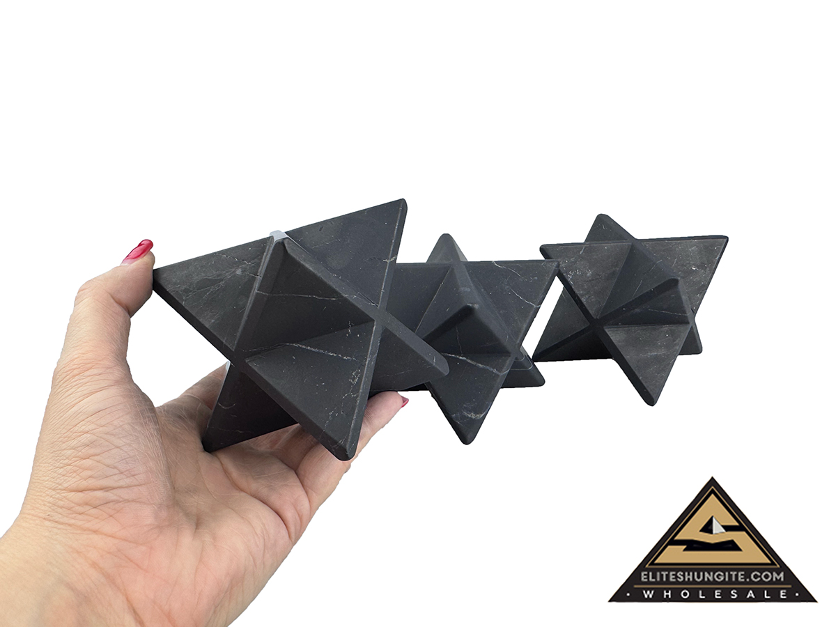 Merkaba 7 cm not polished by eliteshungite.com