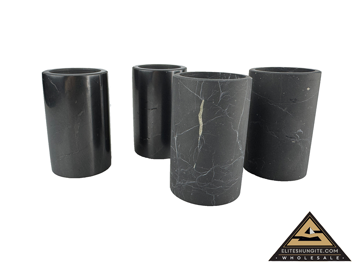 Cup diam. 4 cm, h 7 cm not polished by eliteshungite.com