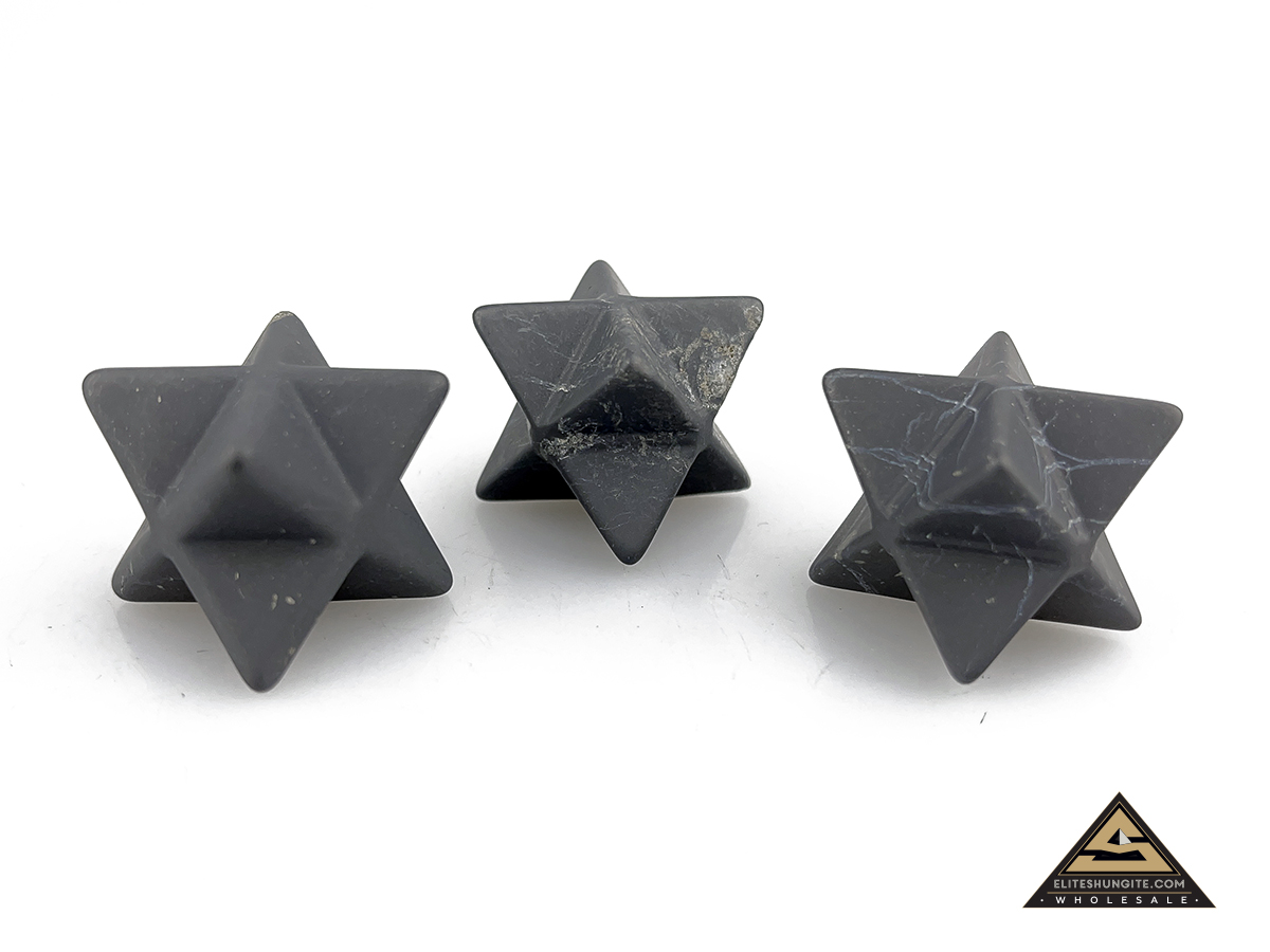 Merkaba 2 cm n/polished by eliteshungite.com