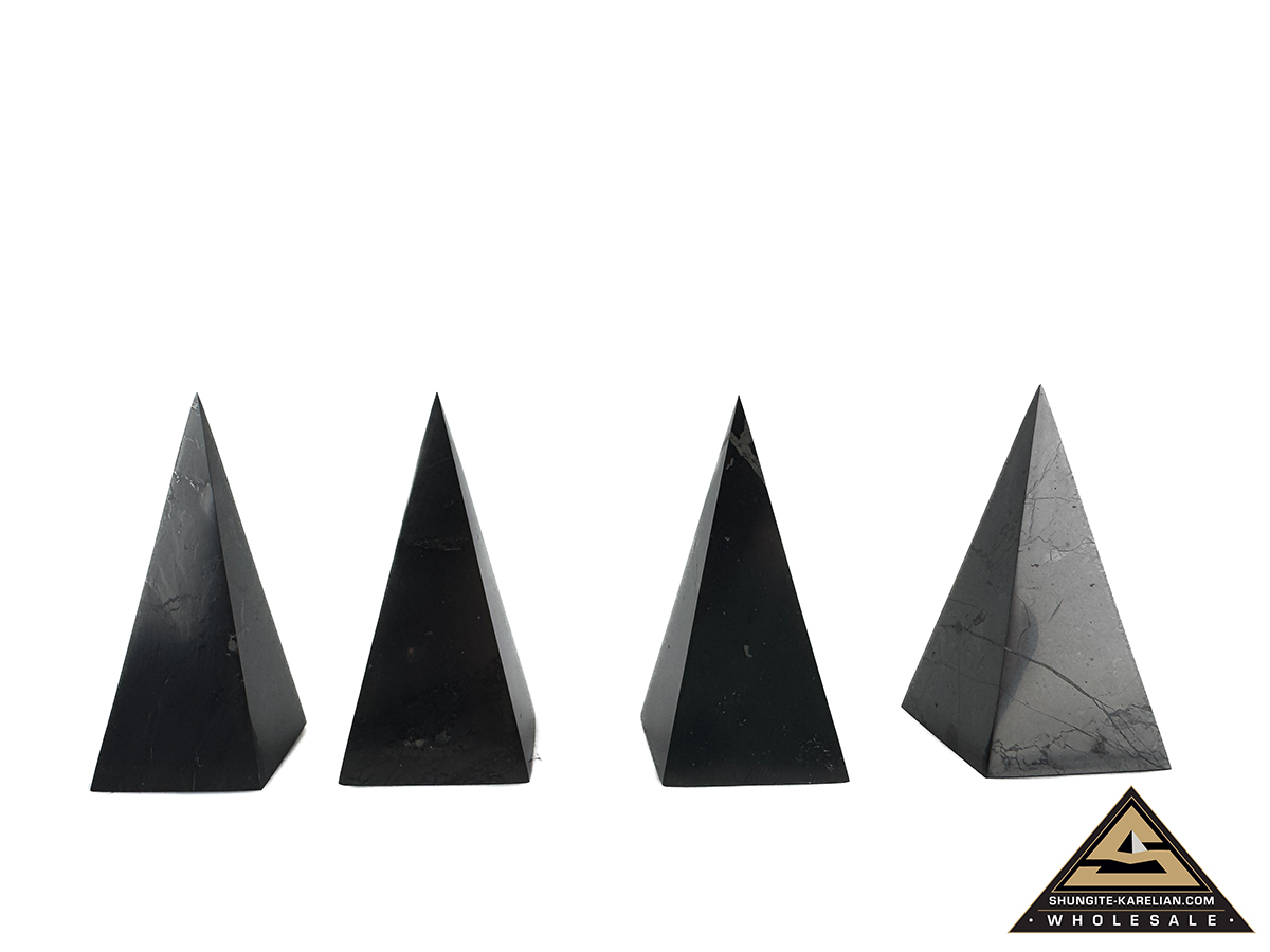 Pyramid Nubian 3 cm, h 7 cm by eliteshungite.com