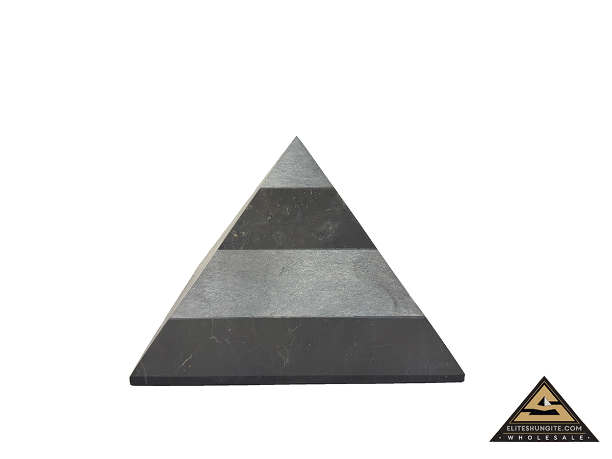 Pyramid 15 cm Zebra by eliteshungite.com