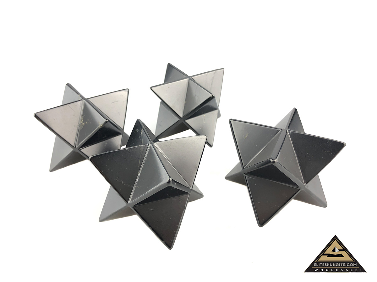 Merkaba 5 cm polished by eliteshungite.com