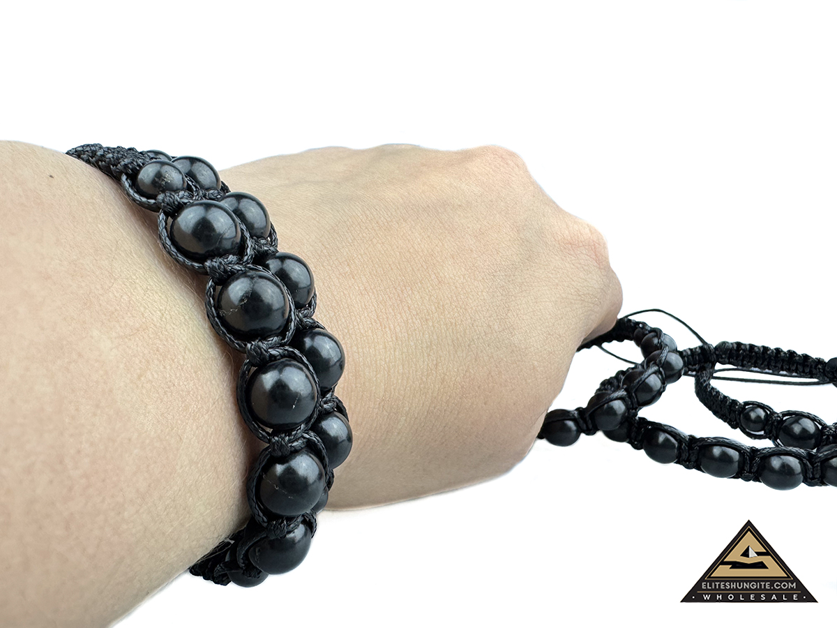 Bracelet Shamballa 8 mm by eliteshungite.com