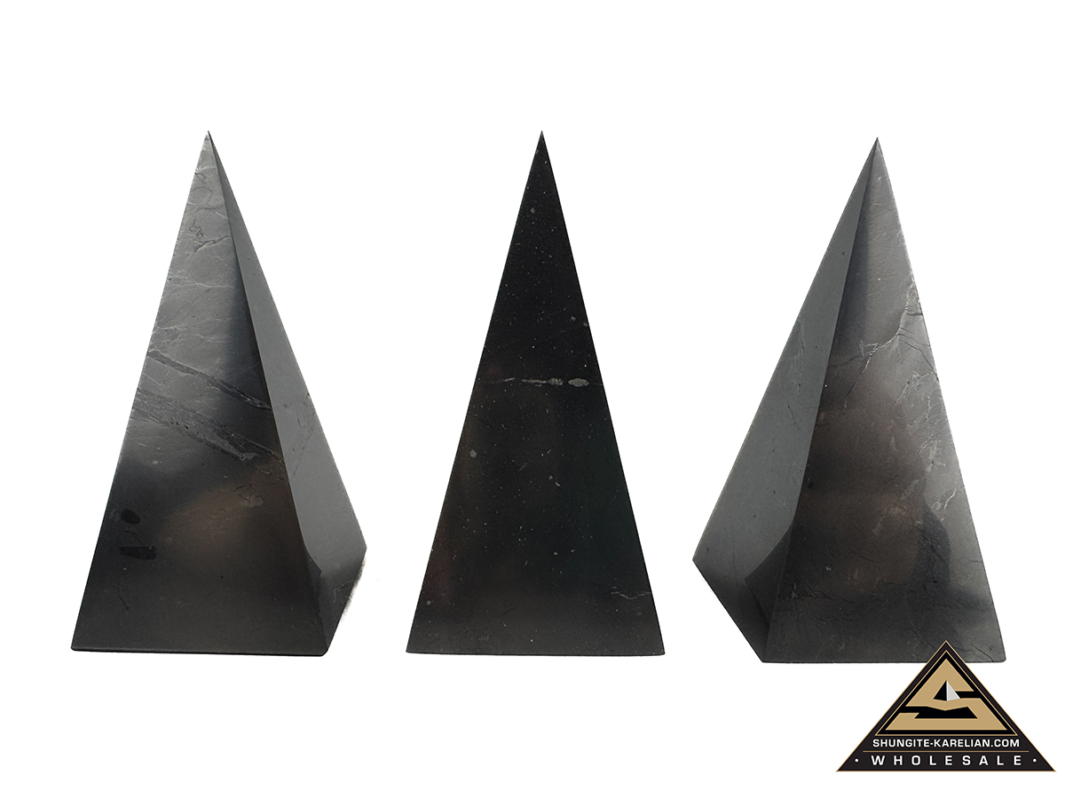 Pyramid Nubian 5 cm, h 10  cm by eliteshungite.com