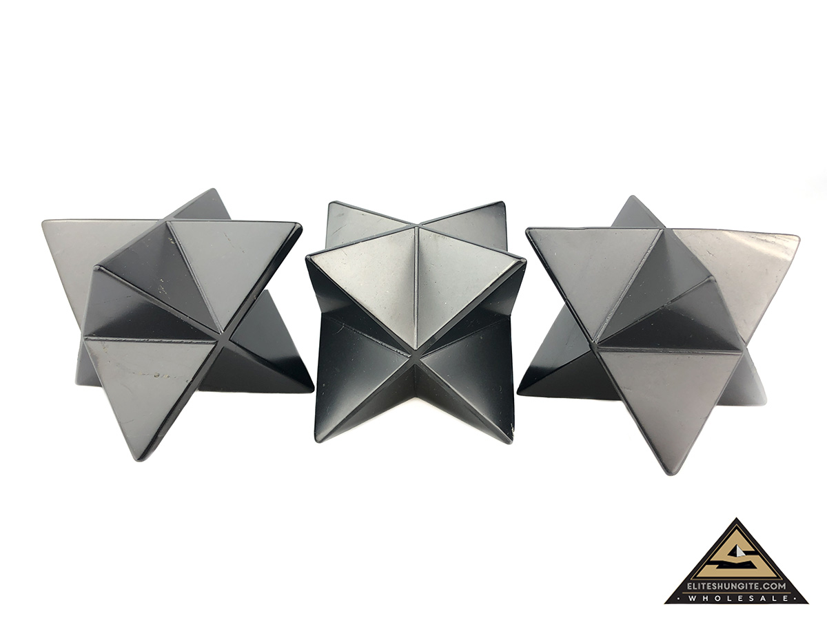 Merkaba 6 cm polished by eliteshungite.com