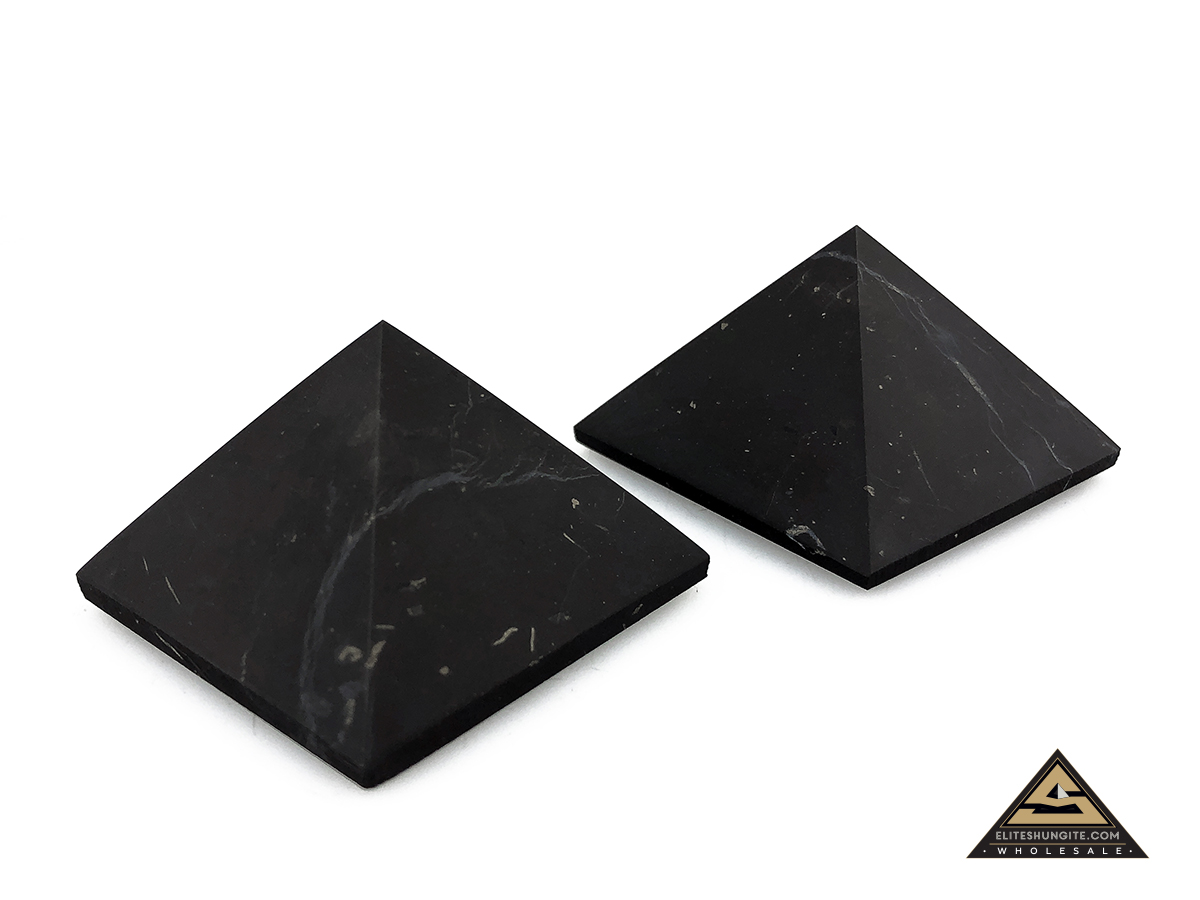 Pyramid 5 x 5 cm n/polished by eliteshungite.com
