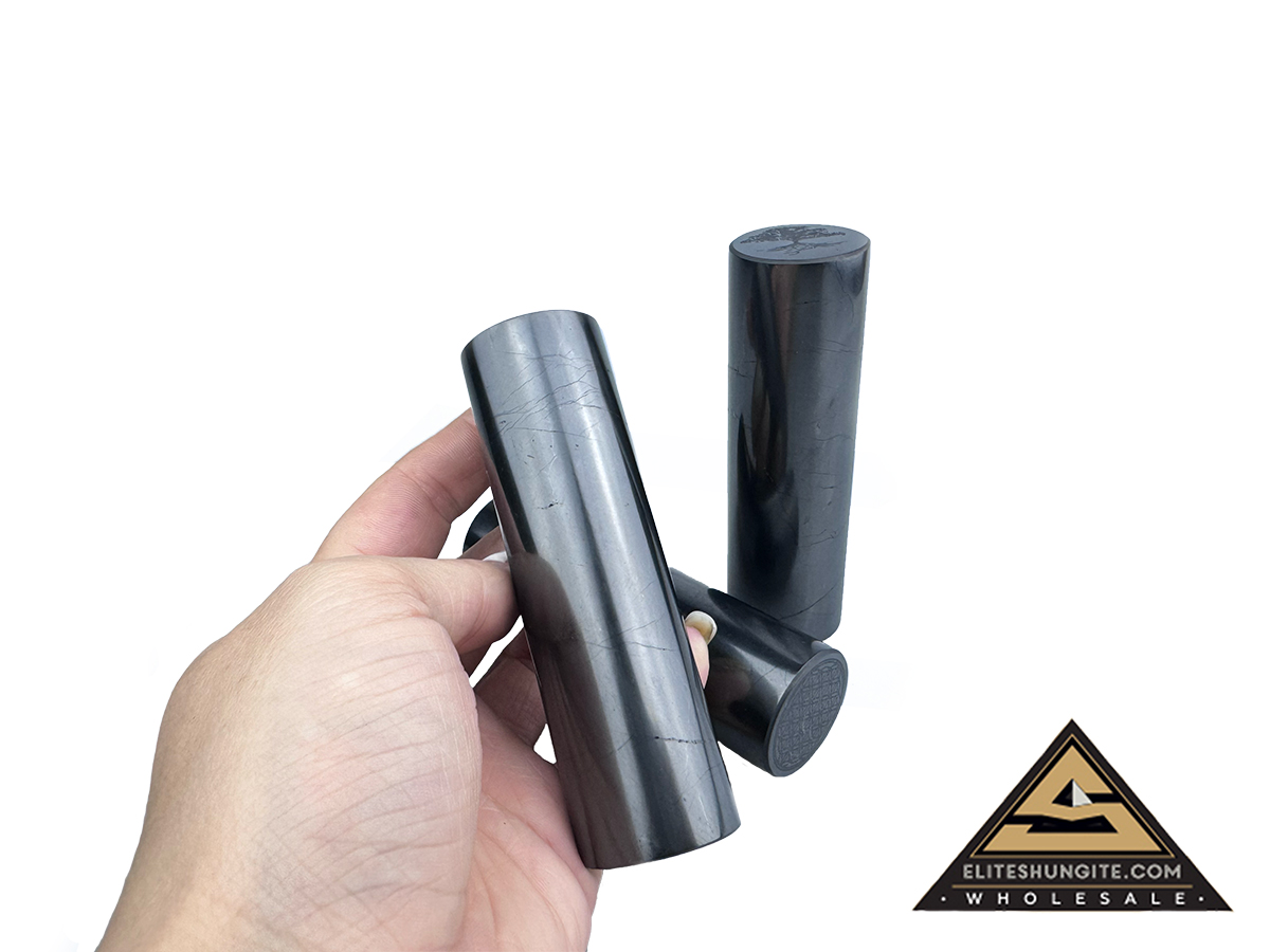Cylinder with Flower of life and Tree of life  by eliteshungite.com