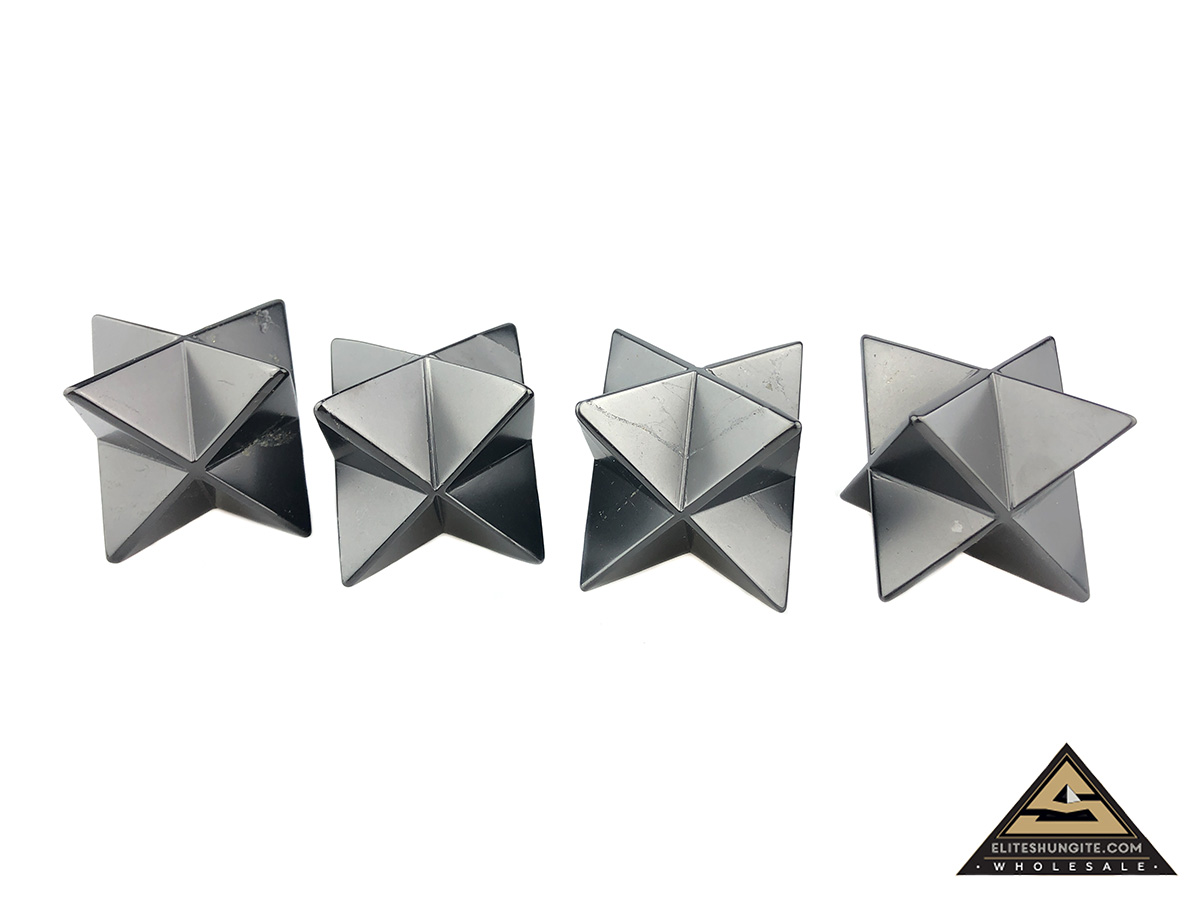 Merkaba 5 cm polished by eliteshungite.com