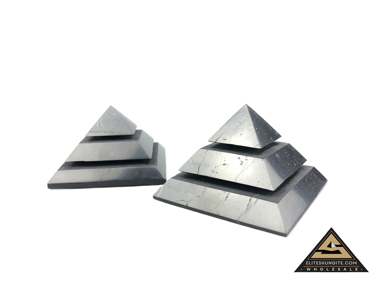 Pyramid 6 cm Saqqara by eliteshungite.com