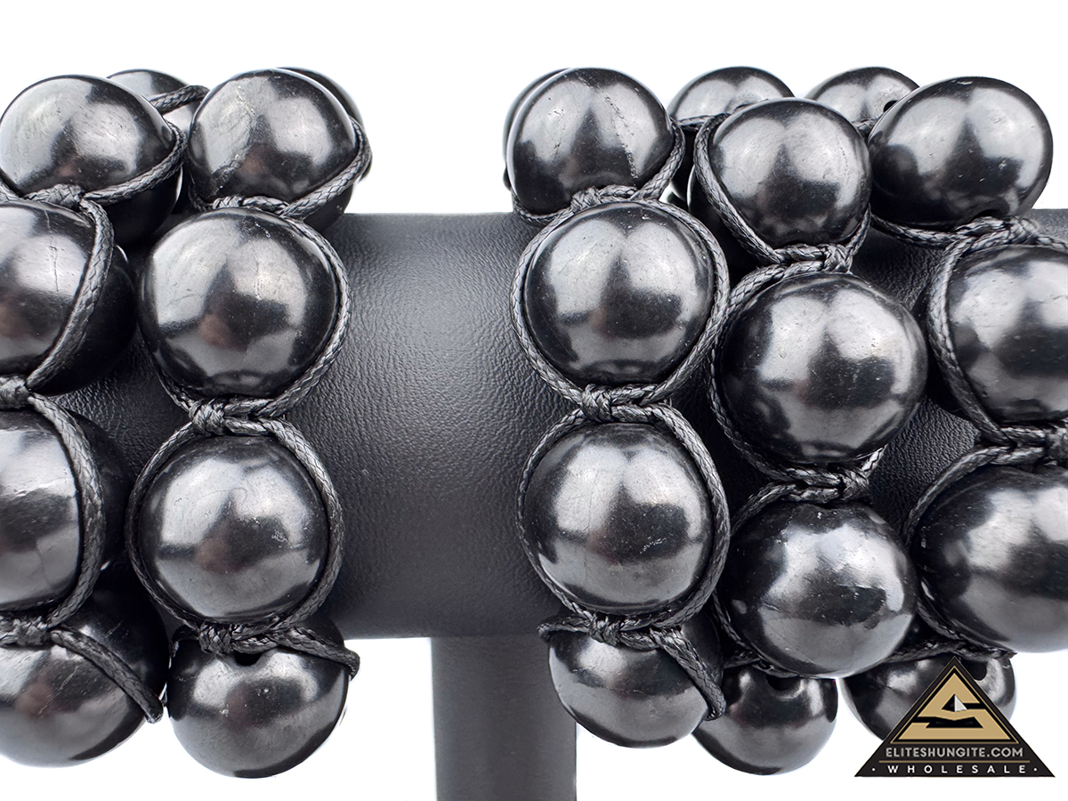 Bracelet Shamballa round 16 mm by eliteshungite.com