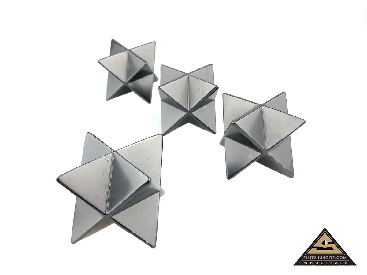 Merkaba 5 cm polished by eliteshungite.com