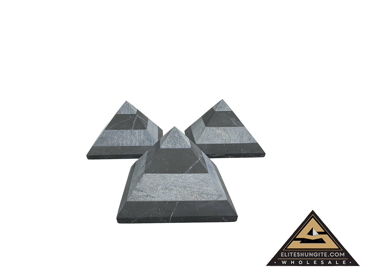 Pyramid 5 cm Zebra by eliteshungite.com
