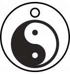 Pendant carving Yin Yang 3,5 cm by eliteshungite.com
