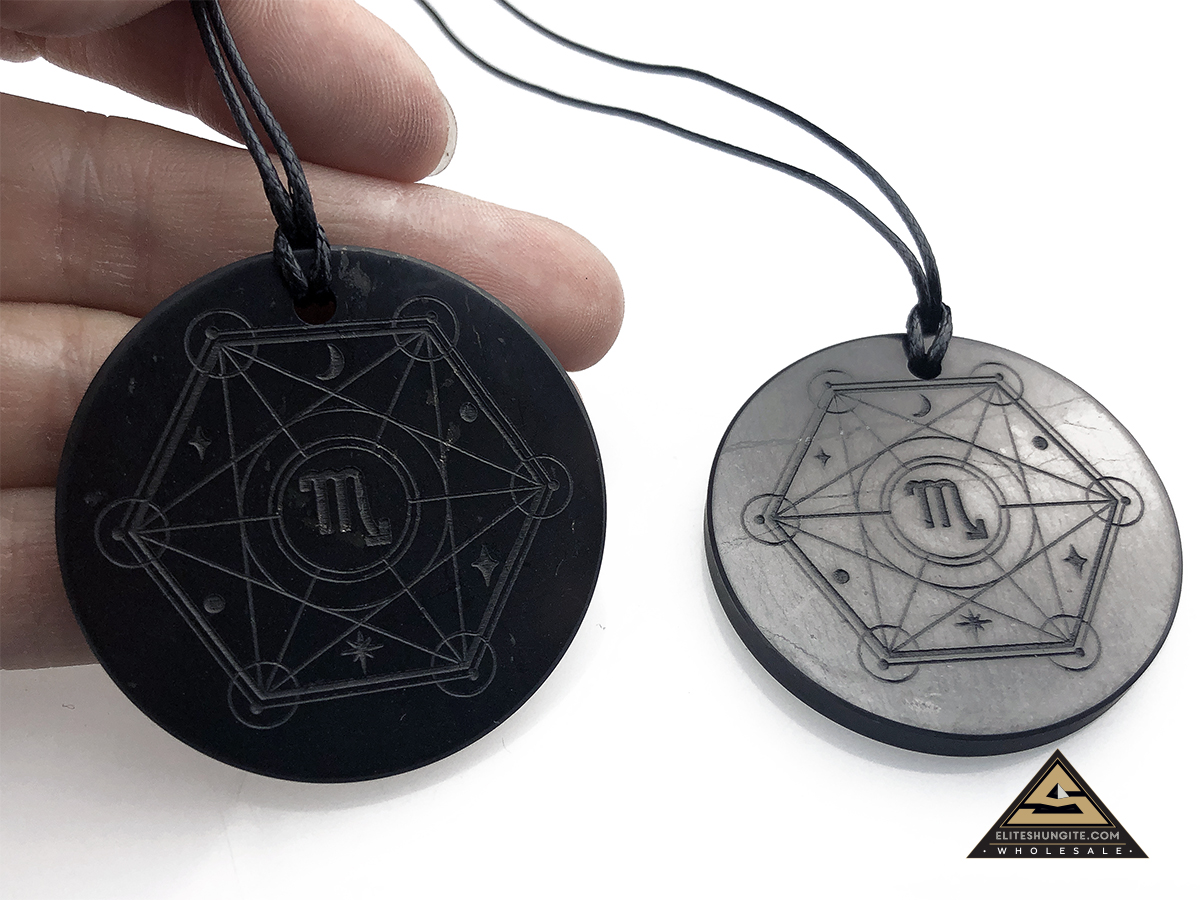 Pendant ZODIAC VIRGO (MAIDEN) by eliteshungite.com