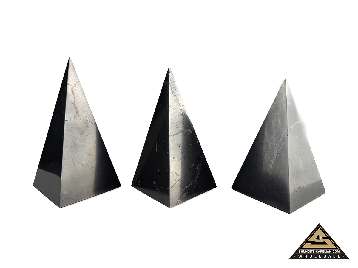 Pyramid Nubian 7 cm, h 14,5 cm by eliteshungite.com