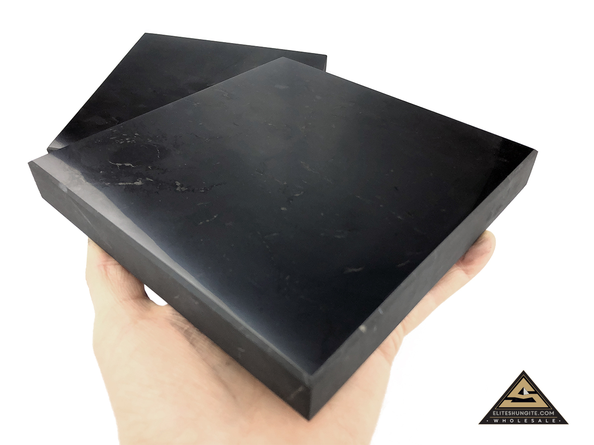 Tile 15 x 15 x 2 cm by eliteshungite.com